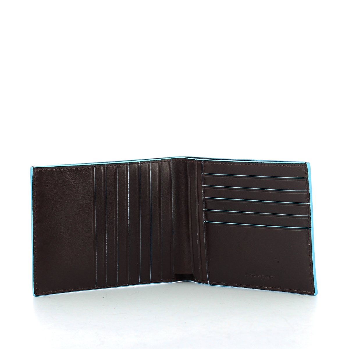 Men wallet with twelve slots Blue Square-MOGANO-UN Men wallet with twelve slots Blue Square-MOGANO-UN