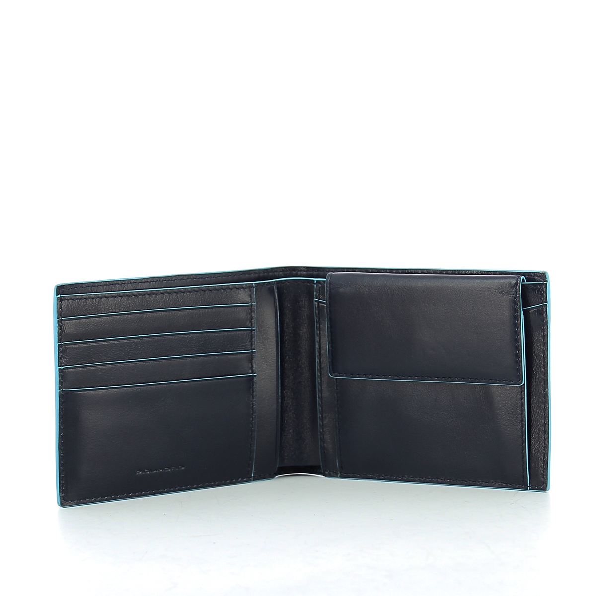 Wallet with coin pouch Blue Square-BLU/2-UN Wallet with coin pouch Blue Square-BLU/2-UN