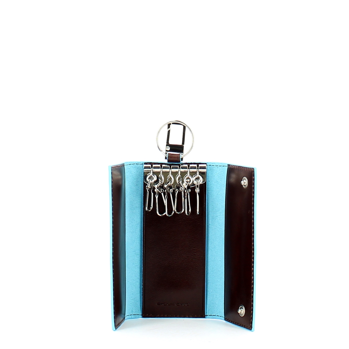 Piquadro Astuccio Portachiavi con 6 ganci Blue Square - 3 Piquadro Astuccio Portachiavi con 6 ganci Blue Square - 3