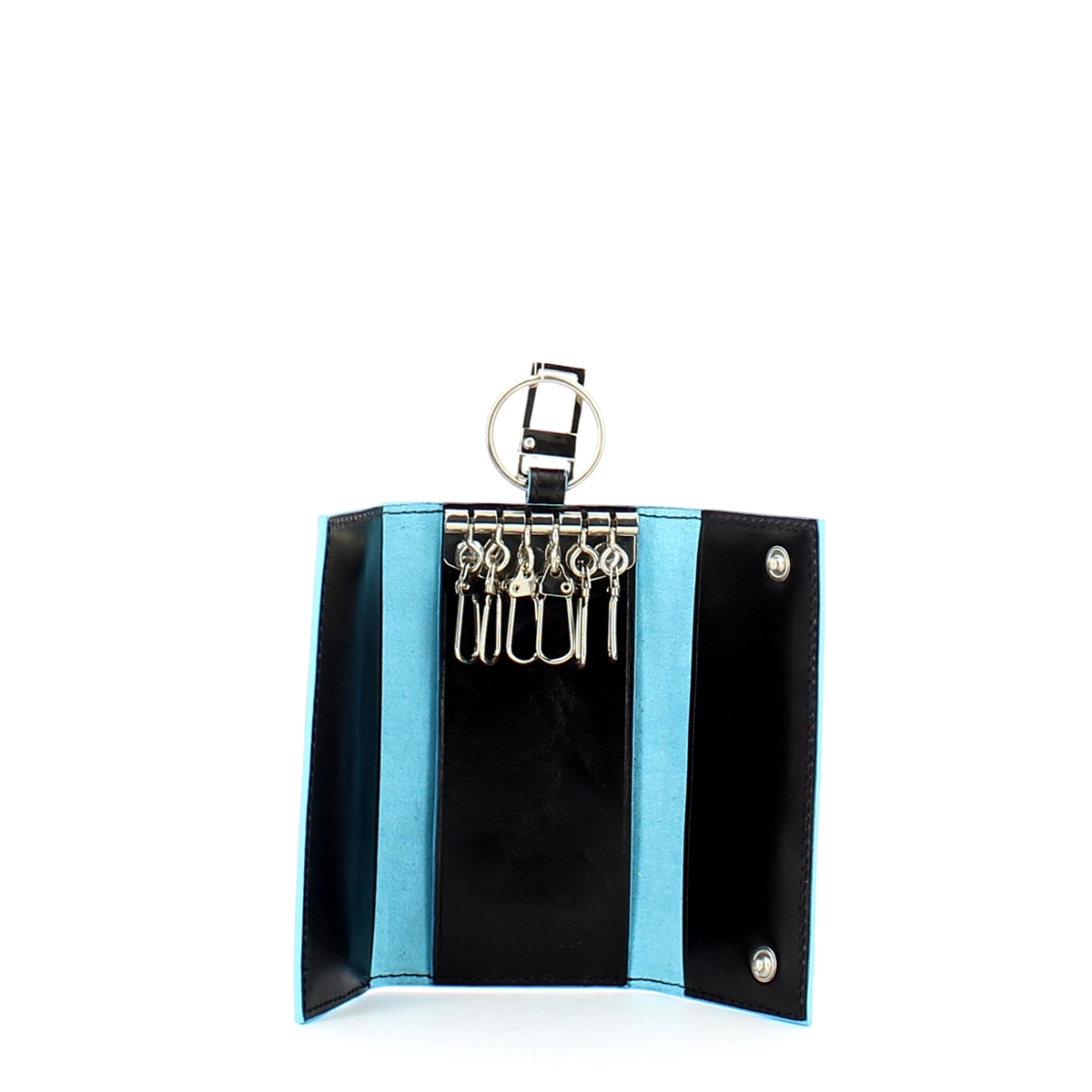 Piquadro Astuccio Portachiavi con 6 ganci Blue Square - 3 Piquadro Astuccio Portachiavi con 6 ganci Blue Square - 3