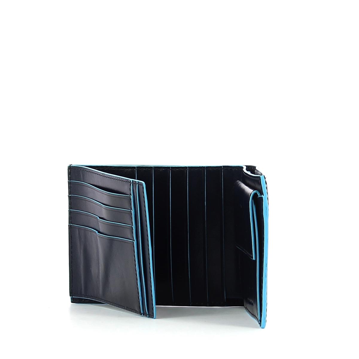 Wallet with coin pouch Blue Square-BLU2-UN Wallet with coin pouch Blue Square-BLU2-UN