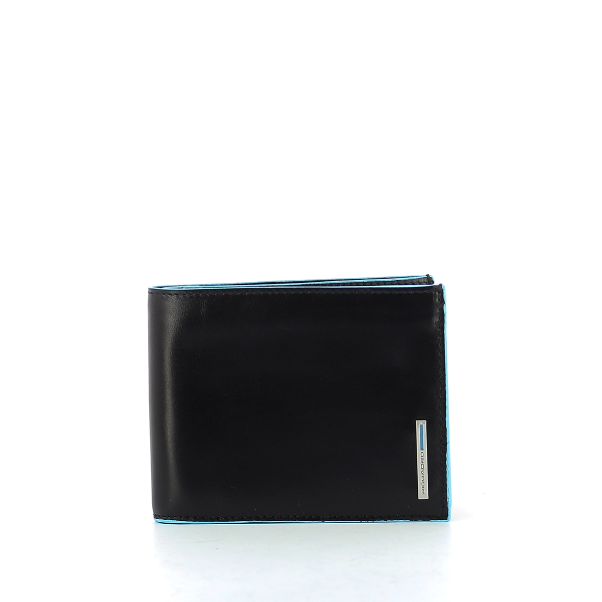 Wallet with coin pouch Blue Square-NERO-UN Wallet with coin pouch Blue Square-NERO-UN