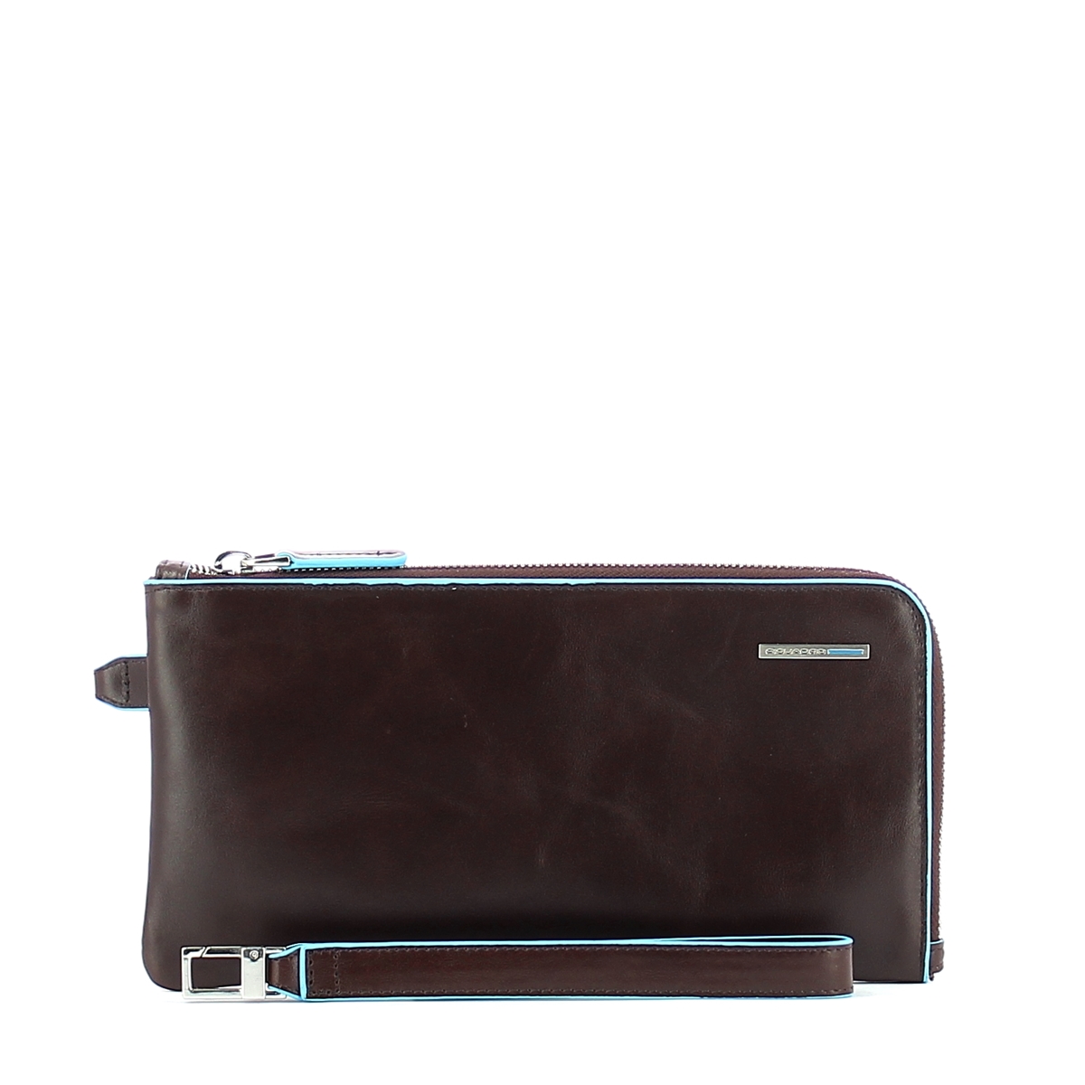 Wristlet Pochette Blue Square-MOGANO-UN Wristlet Pochette Blue Square-MOGANO-UN