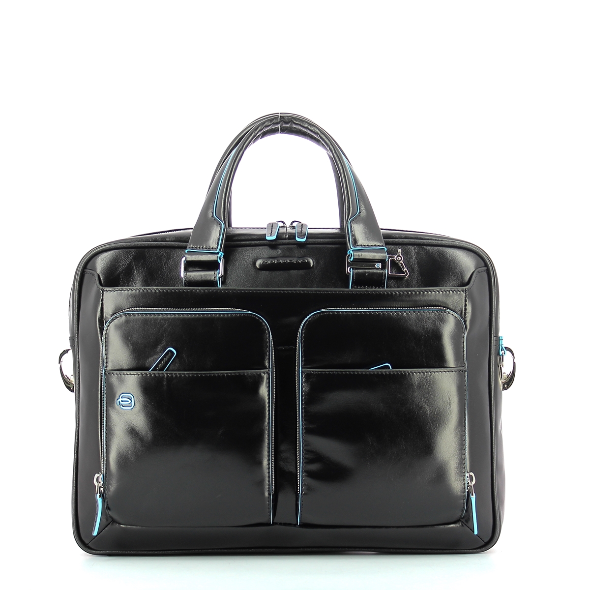 Slim Briefcase Blue Square 14.0-NERO-UN Slim Briefcase Blue Square 14.0-NERO-UN