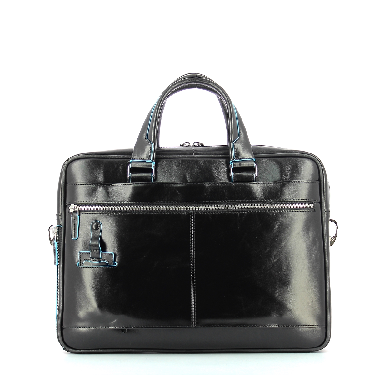 Slim Briefcase Blue Square 14.0-NERO-UN Slim Briefcase Blue Square 14.0-NERO-UN