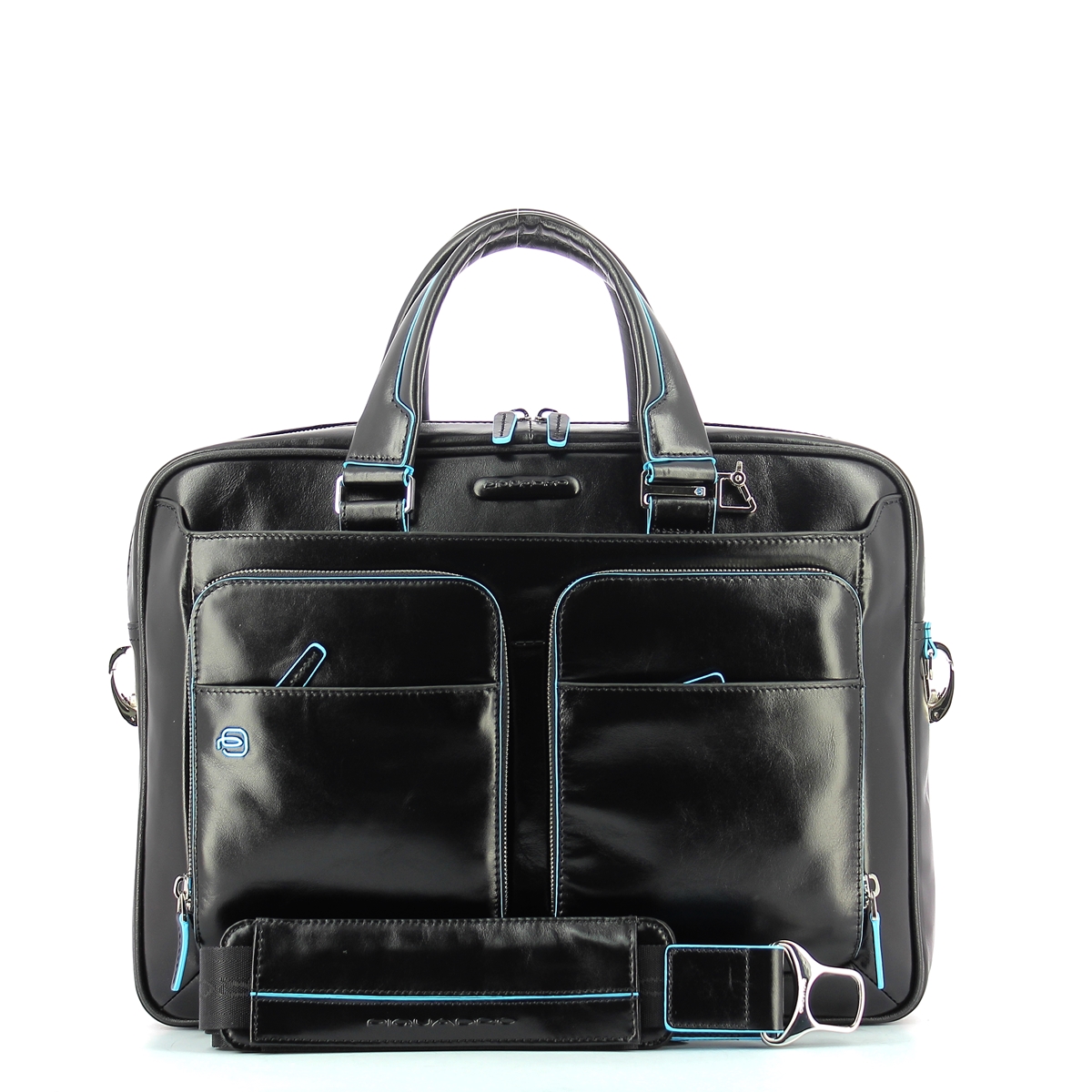 Slim Briefcase Blue Square 14.0-NERO-UN Slim Briefcase Blue Square 14.0-NERO-UN