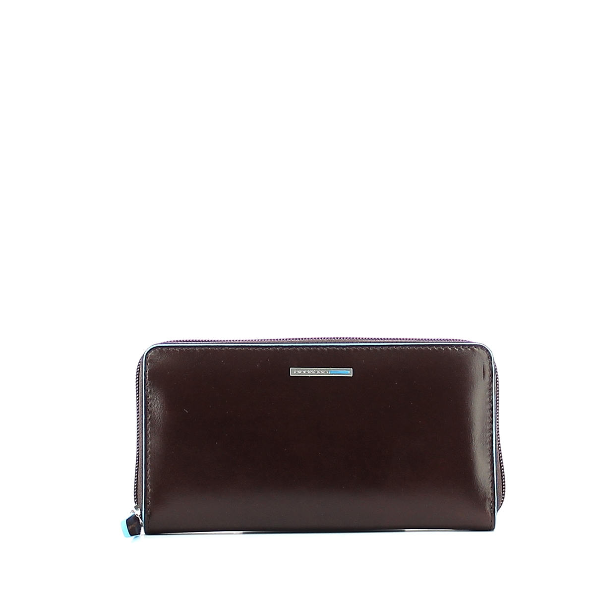 Three gussets woman wallet Blue Square-MOGANO-UN Three gussets woman wallet Blue Square-MOGANO-UN