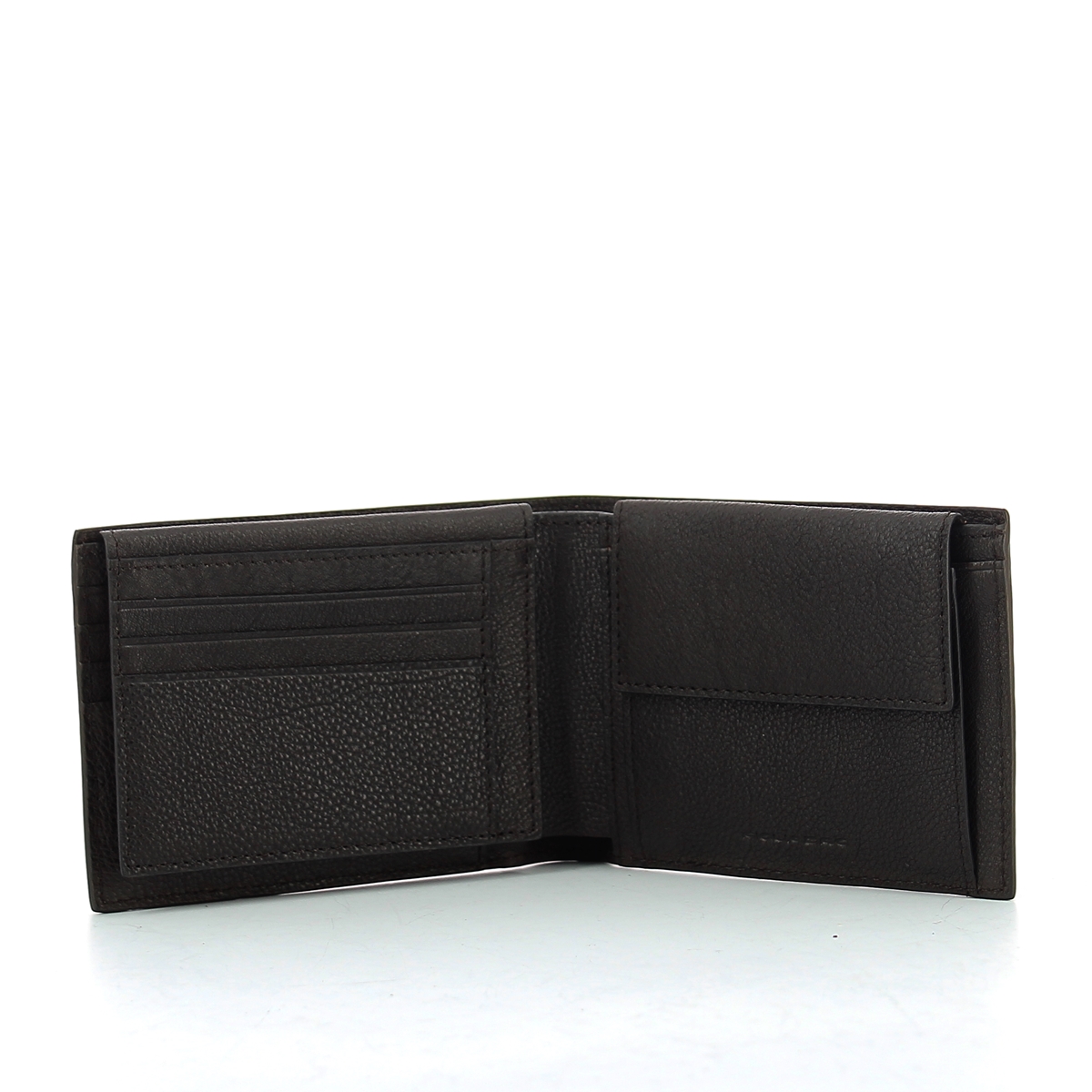 Wallet with coin pouch Black Square-TESTA/MORO-UN Wallet with coin pouch Black Square-TESTA/MORO-UN