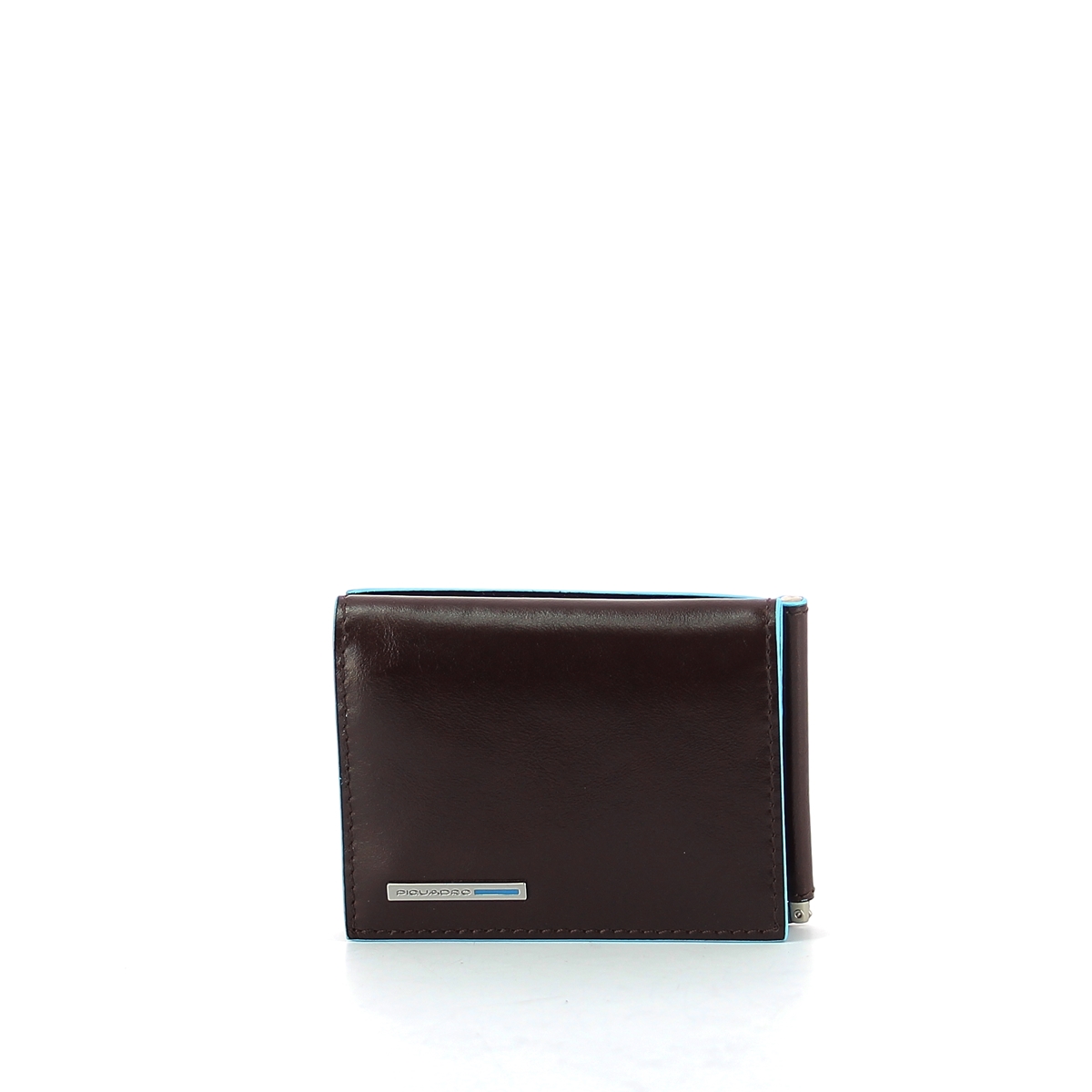 Men wallet w. money clip Blue Square-MOGANO-UN Men wallet w. money clip Blue Square-MOGANO-UN