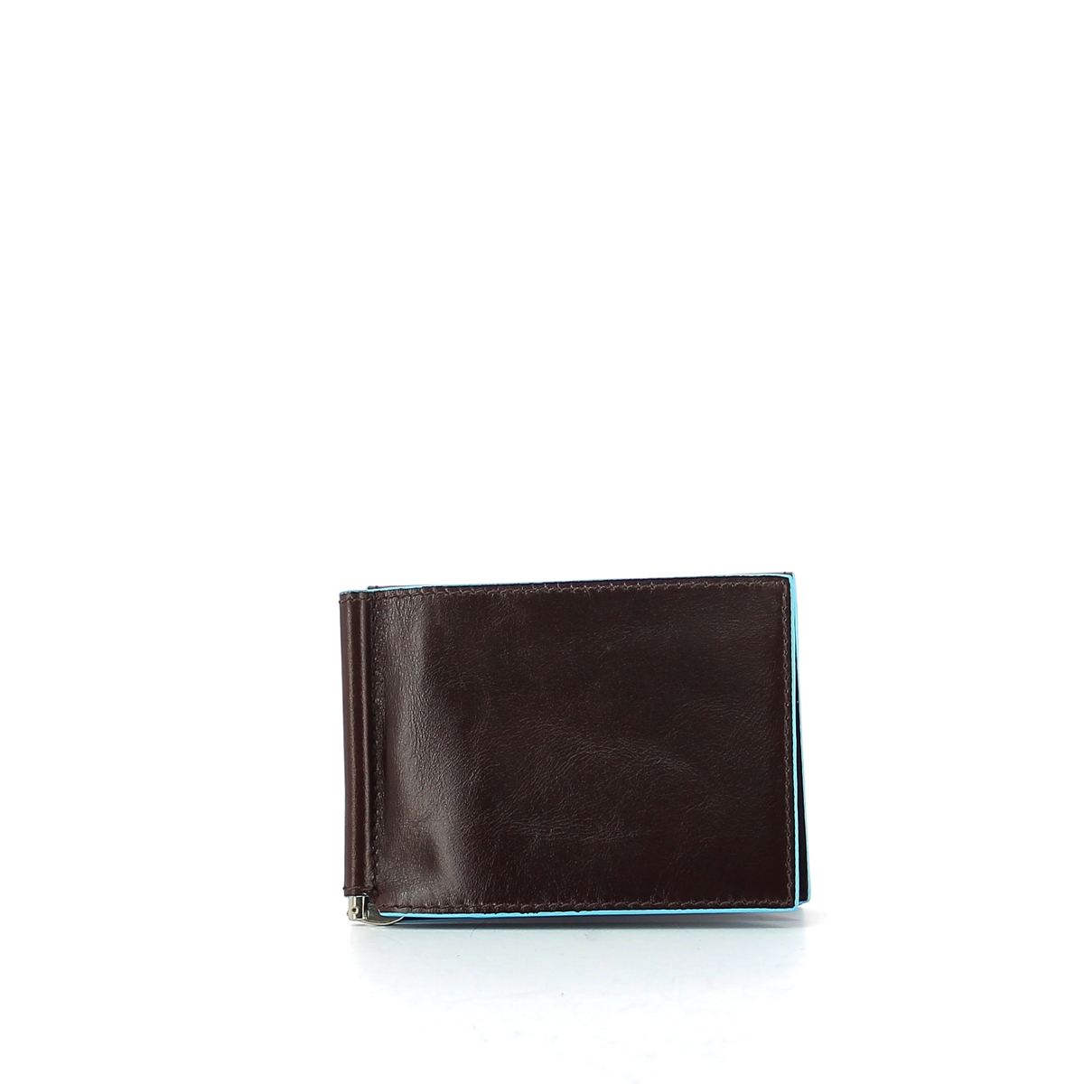 Men wallet w. money clip Blue Square-MOGANO-UN Men wallet w. money clip Blue Square-MOGANO-UN