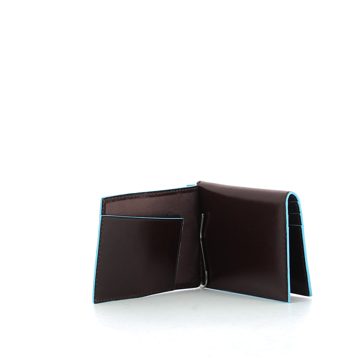 Men wallet w. money clip Blue Square-MOGANO-UN Men wallet w. money clip Blue Square-MOGANO-UN
