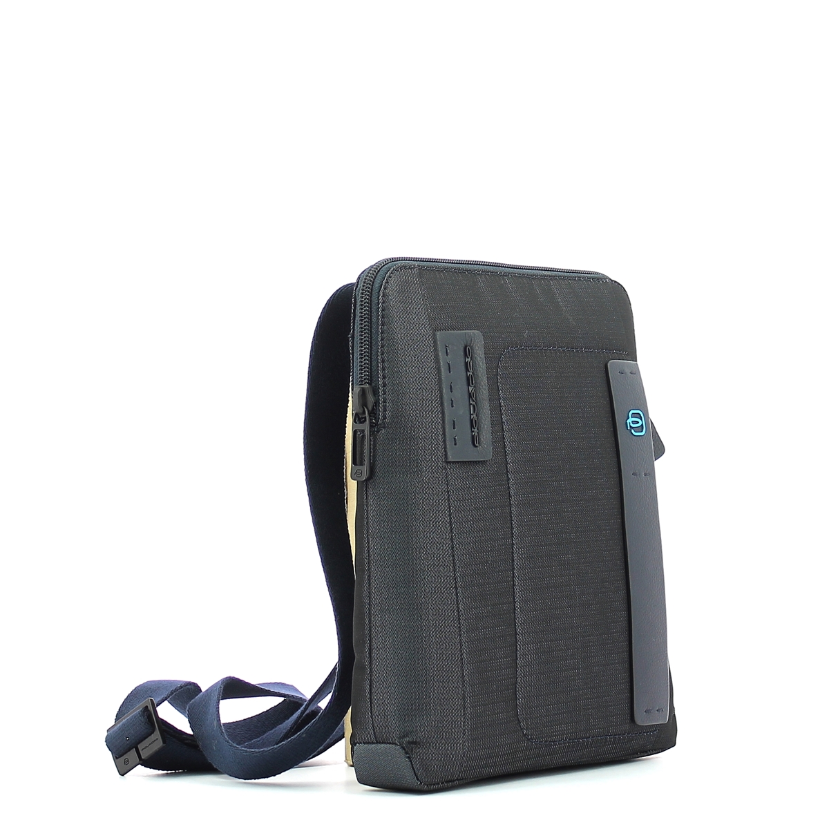Organised pocket cross-body bag P16-CHEV/BLU-UN Organised pocket cross-body bag P16-CHEV/BLU-UN