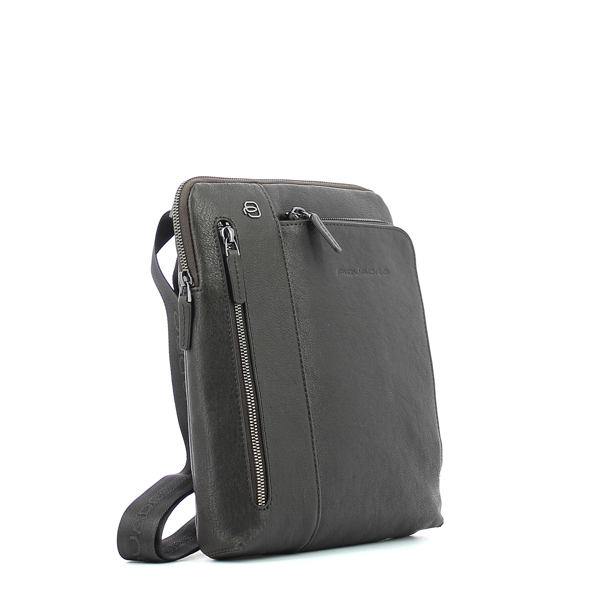 Leather Organised crossbody Black Square-TESTA//MORO-UN Leather Organised crossbody Black Square-TESTA//MORO-UN