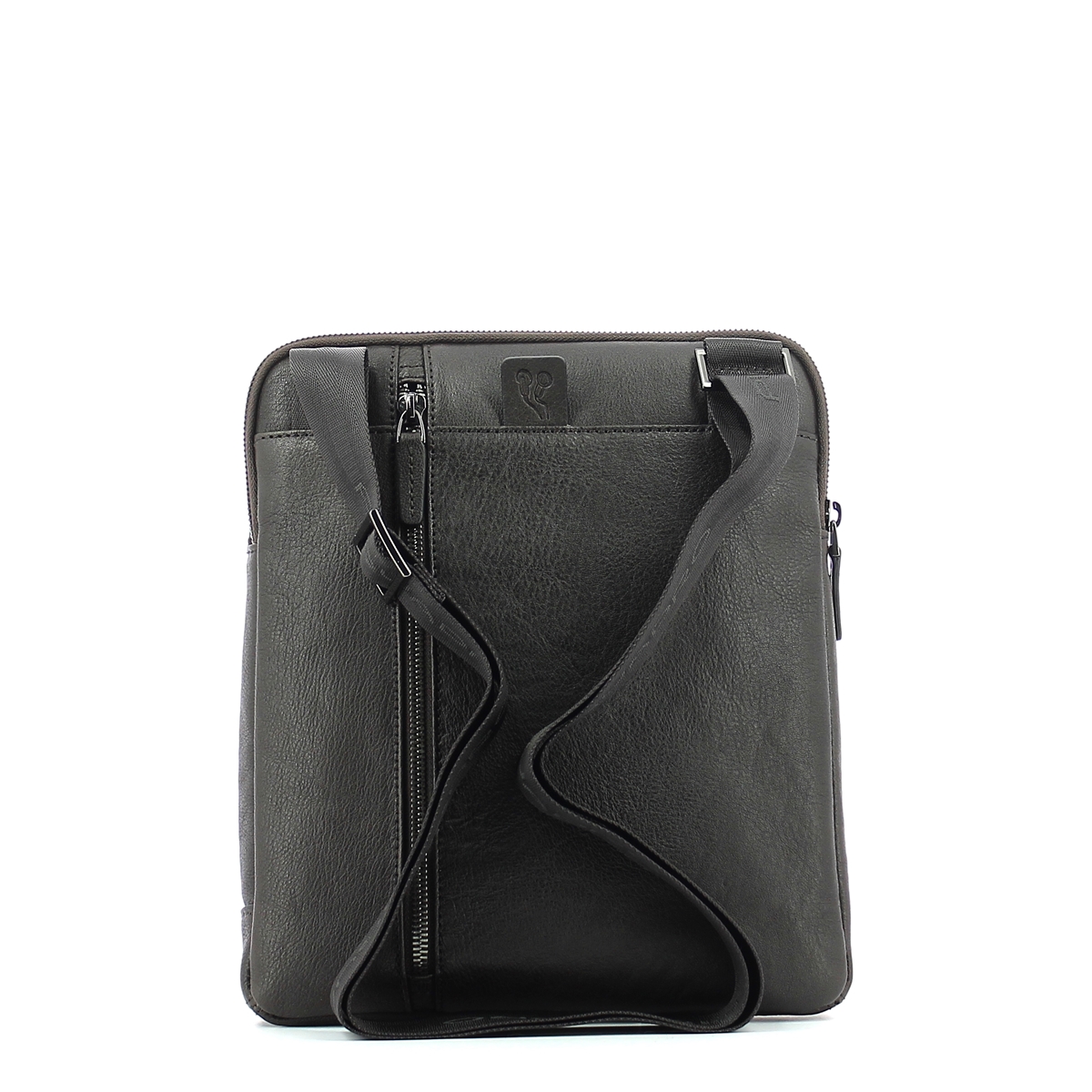 Leather Organised crossbody Black Square-TESTA//MORO-UN Leather Organised crossbody Black Square-TESTA//MORO-UN