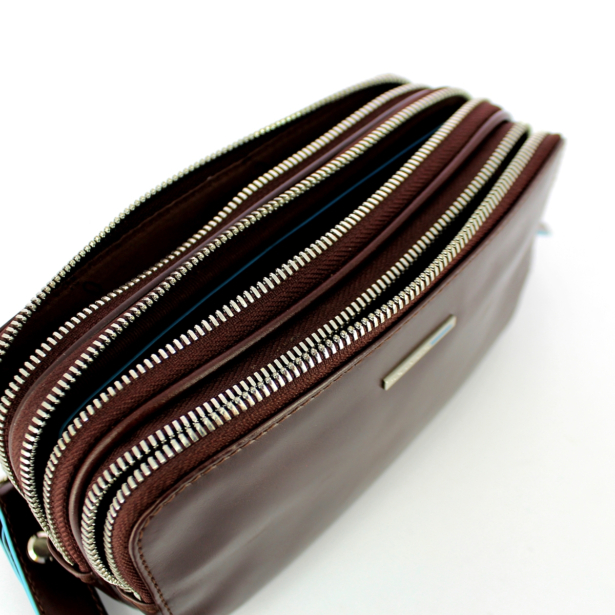 Piquadro Astuccio tre comparti Blue Square - 5 Piquadro Astuccio tre comparti Blue Square - 5