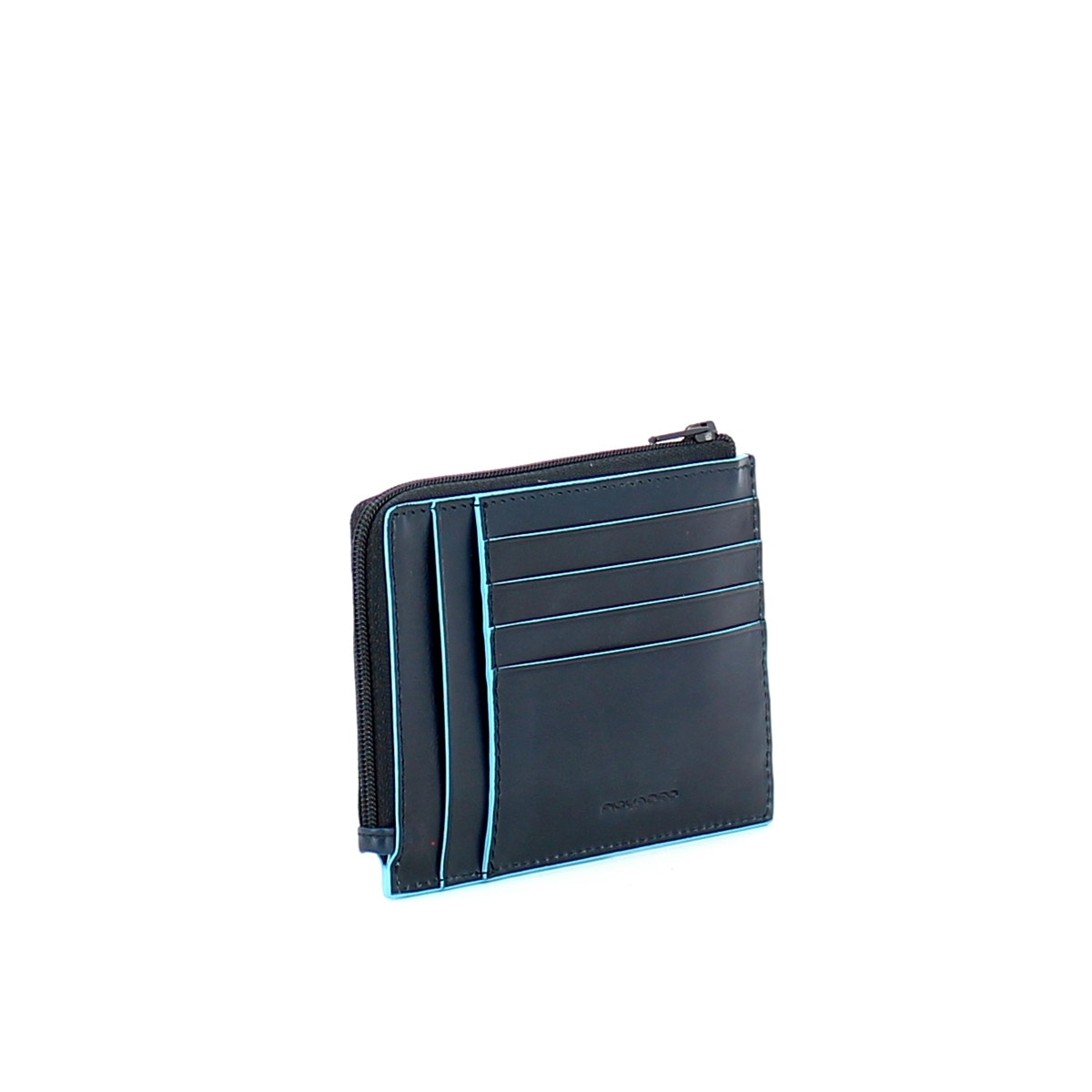 Piquadro Bustina Portamonete Blue Square - 3 Piquadro Bustina Portamonete Blue Square - 3