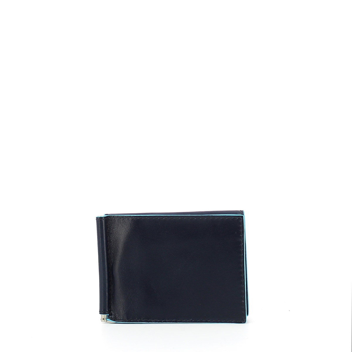 Piquadro Portafoglio con ferma soldi RFID Blue Square - 2 Piquadro Portafoglio con ferma soldi RFID Blue Square - 2