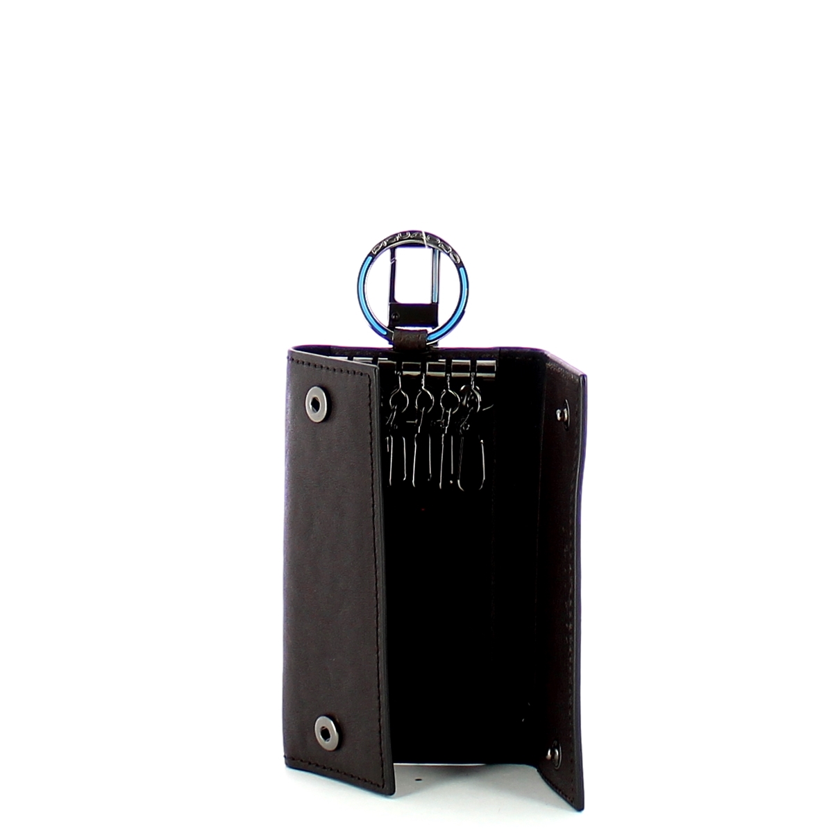 Piquadro Astuccio Portachiavi con 6 ganci Black Square - 3 Piquadro Astuccio Portachiavi con 6 ganci Black Square - 3