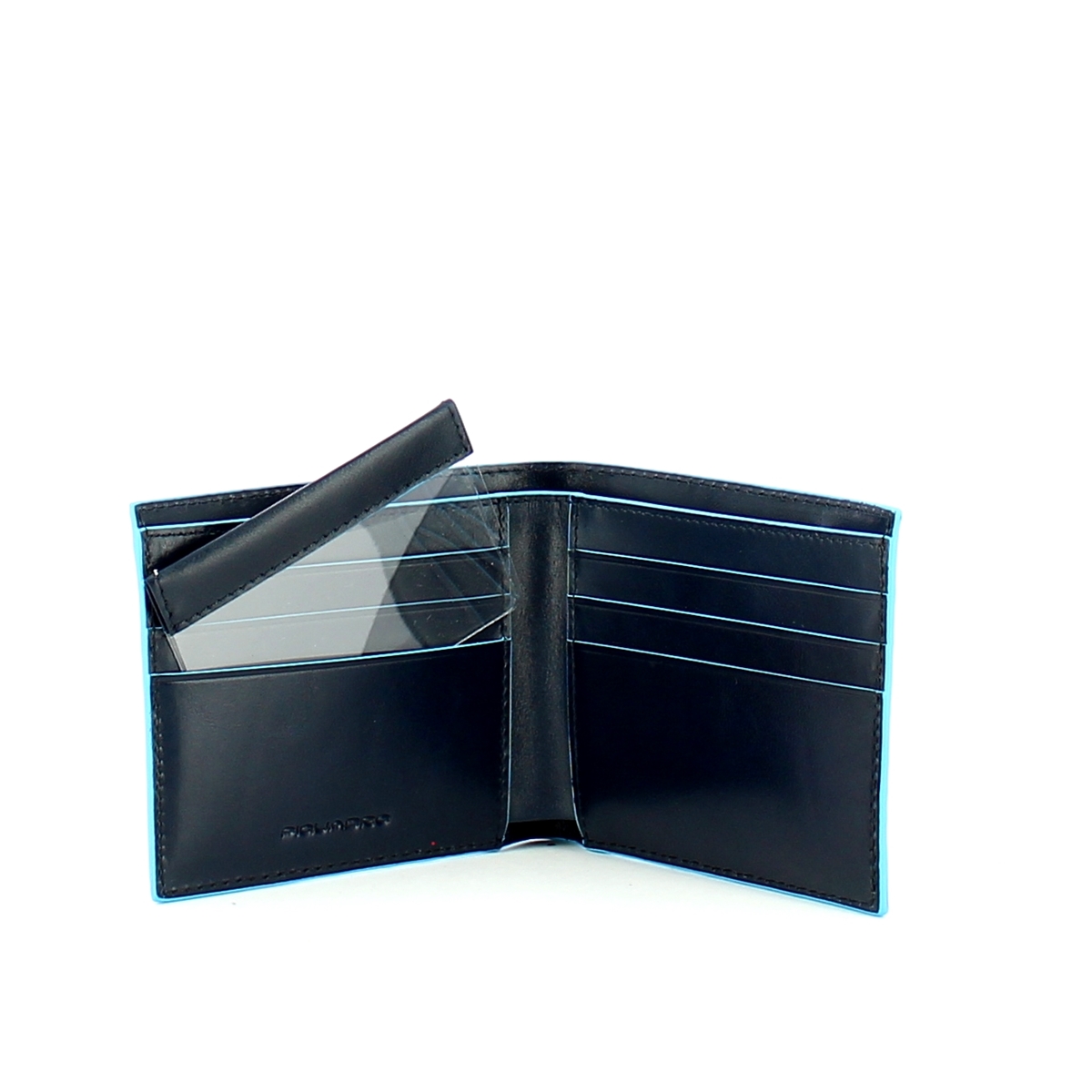 Piquadro Portafoglio porta ID rimovibile Blue Square - 4 Piquadro Portafoglio porta ID rimovibile Blue Square - 4