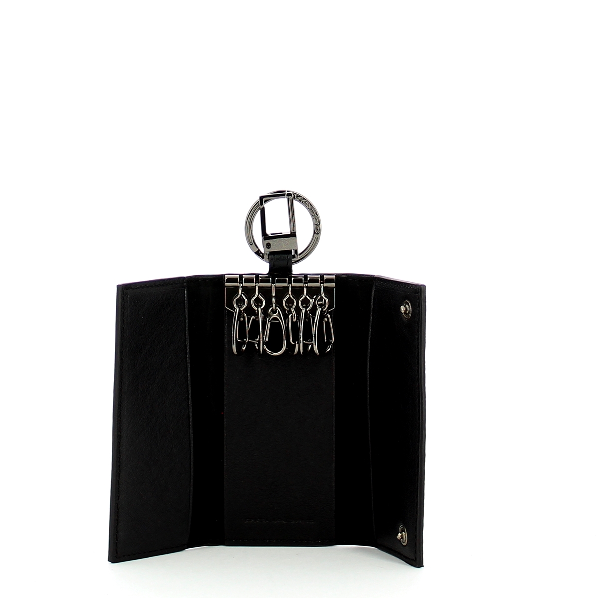 Piquadro Astuccio Portachiavi con 6 ganci Black Square - 3 Piquadro Astuccio Portachiavi con 6 ganci Black Square - 3