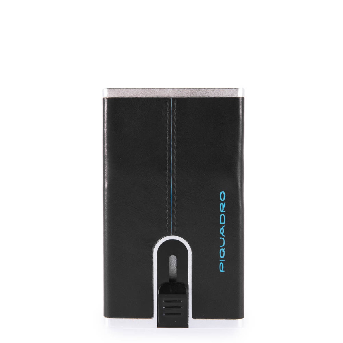 Piquadro Porta carte di credito con Sliding System Blue Square - 1 Piquadro Porta carte di credito con Sliding System Blue Square - 1