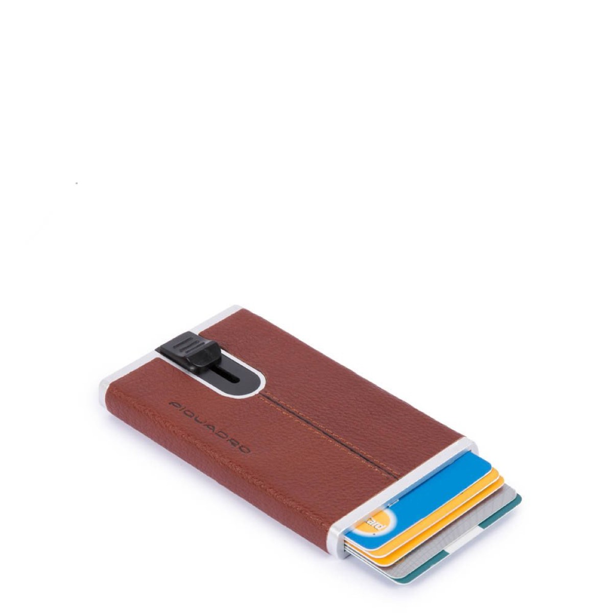 Piquadro Porta carte di credito con Sliding System Black Square - 2 Piquadro Porta carte di credito con Sliding System Black Square - 2