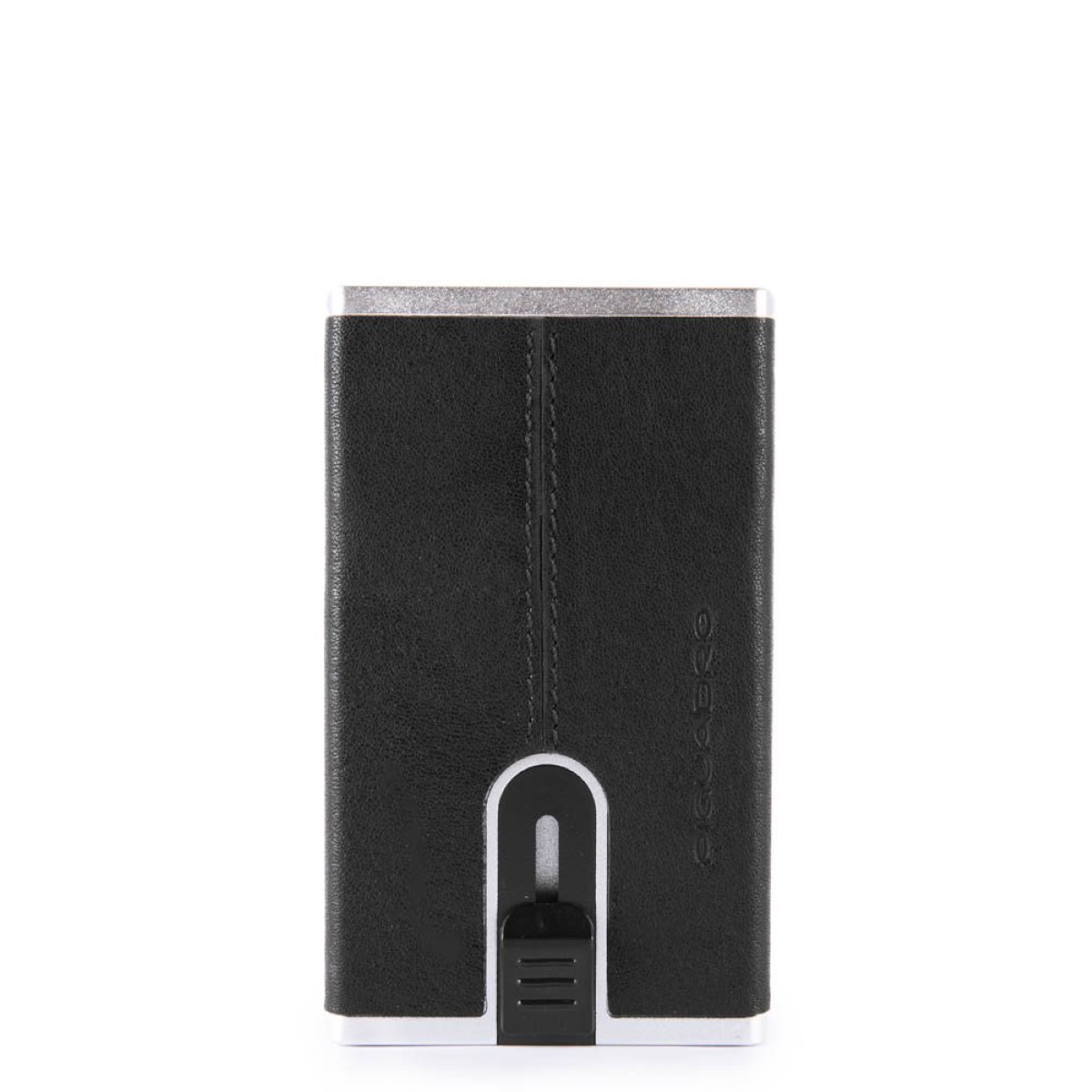 Piquadro Porta carte di credito con Sliding System Black Square - 1 Piquadro Porta carte di credito con Sliding System Black Square - 1