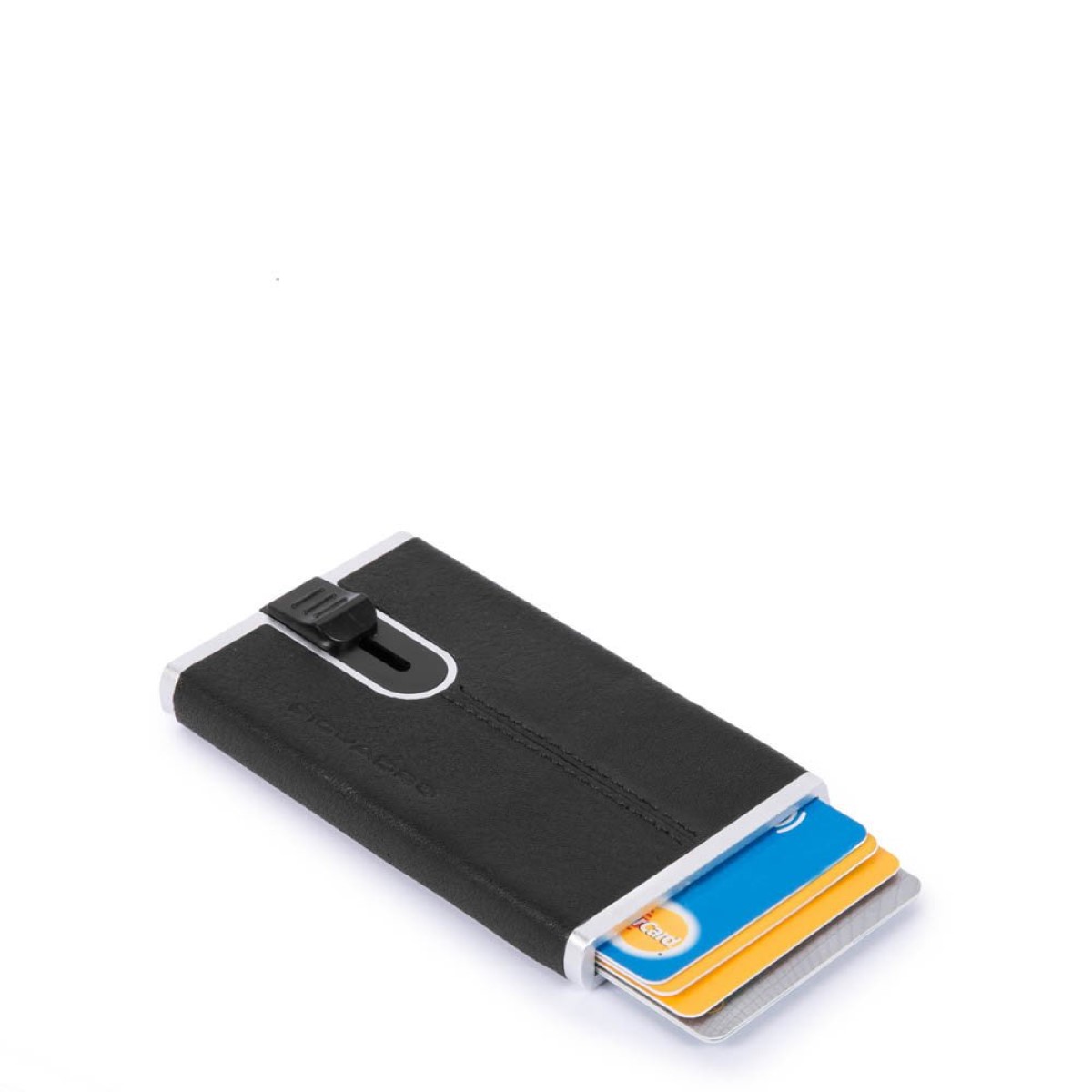 Piquadro Porta carte di credito con Sliding System Black Square - 2 Piquadro Porta carte di credito con Sliding System Black Square - 2