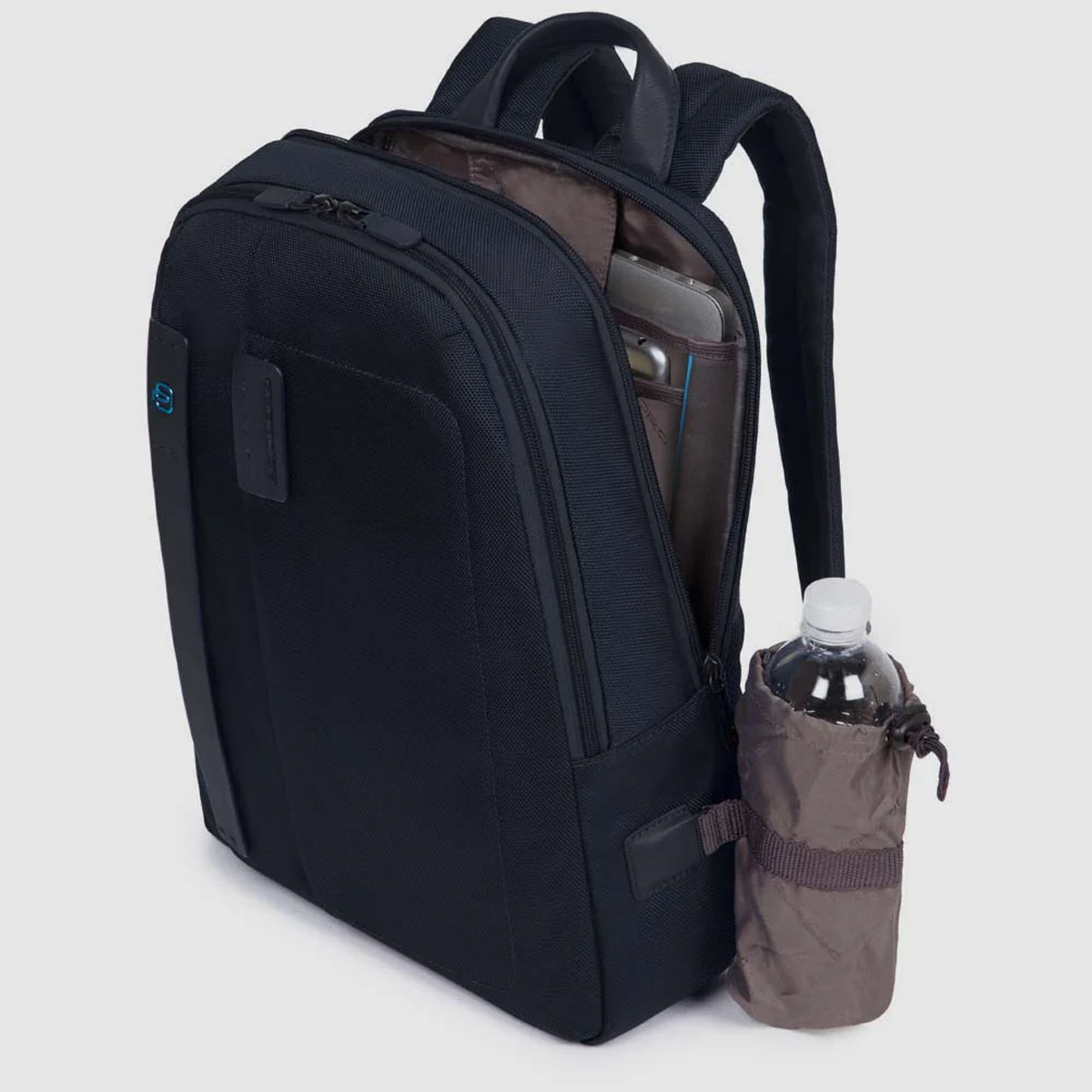 Piquadro Zaino Porta PC Pulse P16 14" Chevron Grigio - 3 Piquadro Zaino Porta PC Pulse P16 14" Chevron Grigio - 3