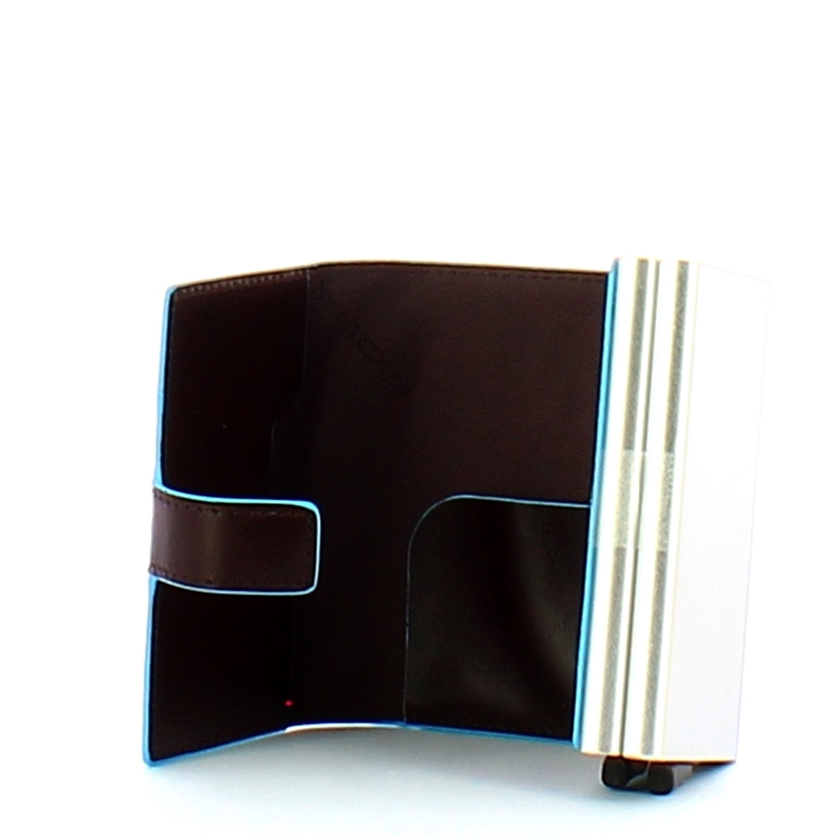 Piquadro Porta carte di credito con Doppio Sliding System Blue Square RFID - 3 Piquadro Porta carte di credito con Doppio Sliding System Blue Square RFID - 3