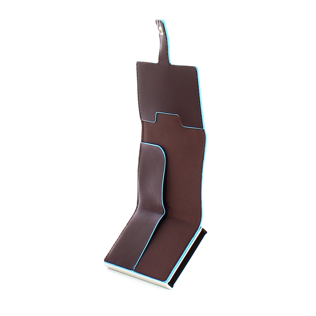 Piquadro Porta carte di credito con Sliding System RFID Blue Square - 4 Piquadro Porta carte di credito con Sliding System RFID Blue Square - 4