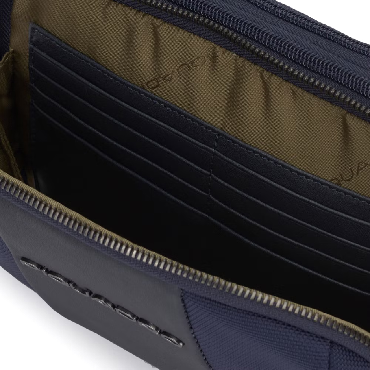Piquadro Pochette a due scomparti in tessuto riciclato Brief 2 - 5 Piquadro Pochette a due scomparti in tessuto riciclato Brief 2 - 5