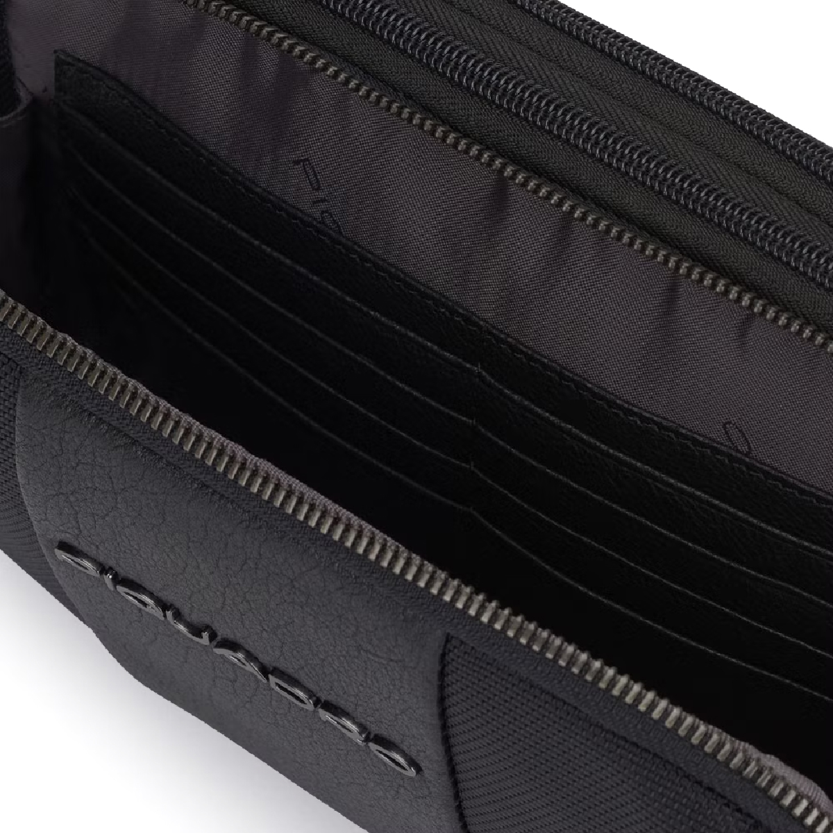 Piquadro Pochette a due scomparti in tessuto riciclato Brief 2 - 5 Piquadro Pochette a due scomparti in tessuto riciclato Brief 2 - 5