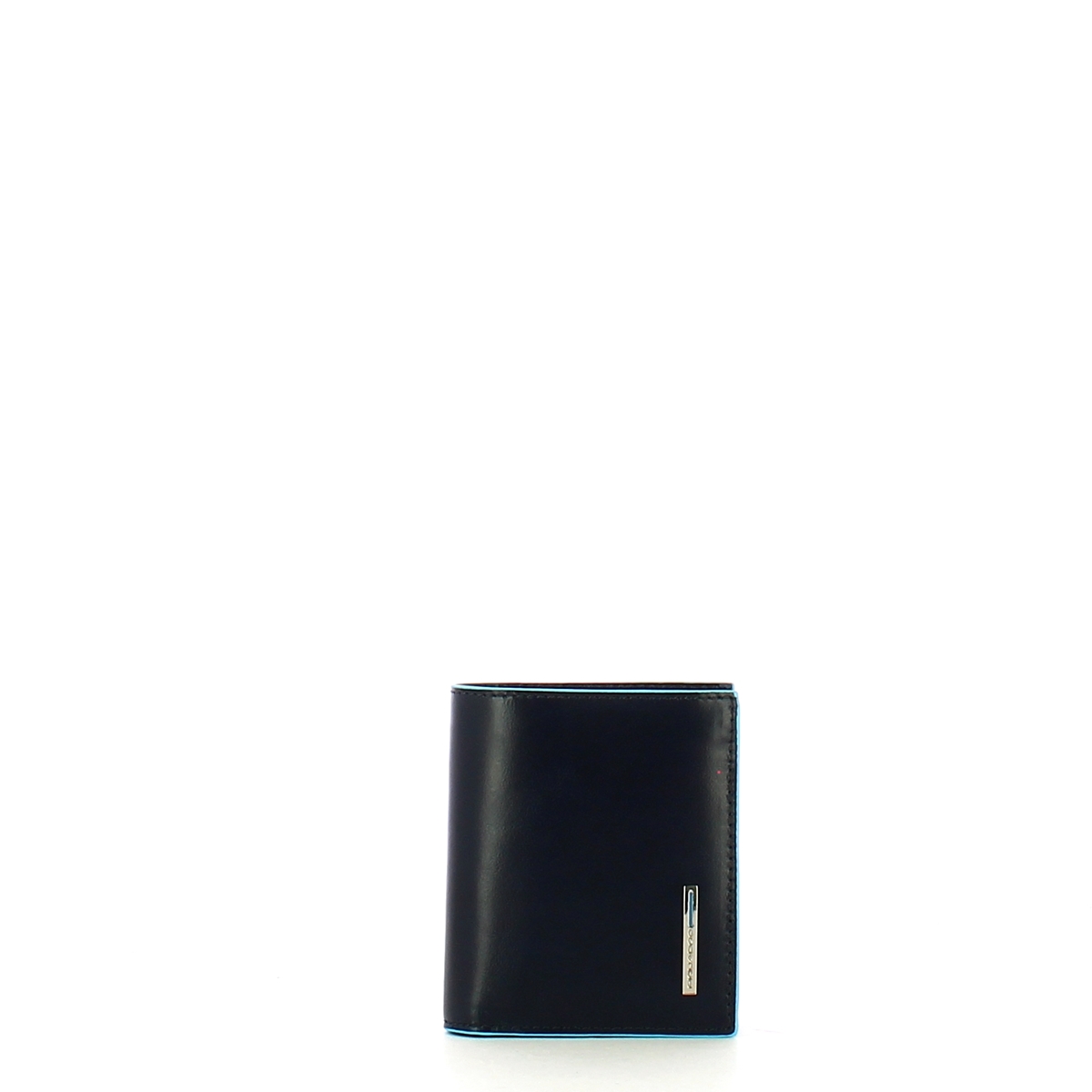 Piquadro Portafoglio Verticale con portamonete RFID Blue Square - 1 Piquadro Portafoglio Verticale con portamonete RFID Blue Square - 1