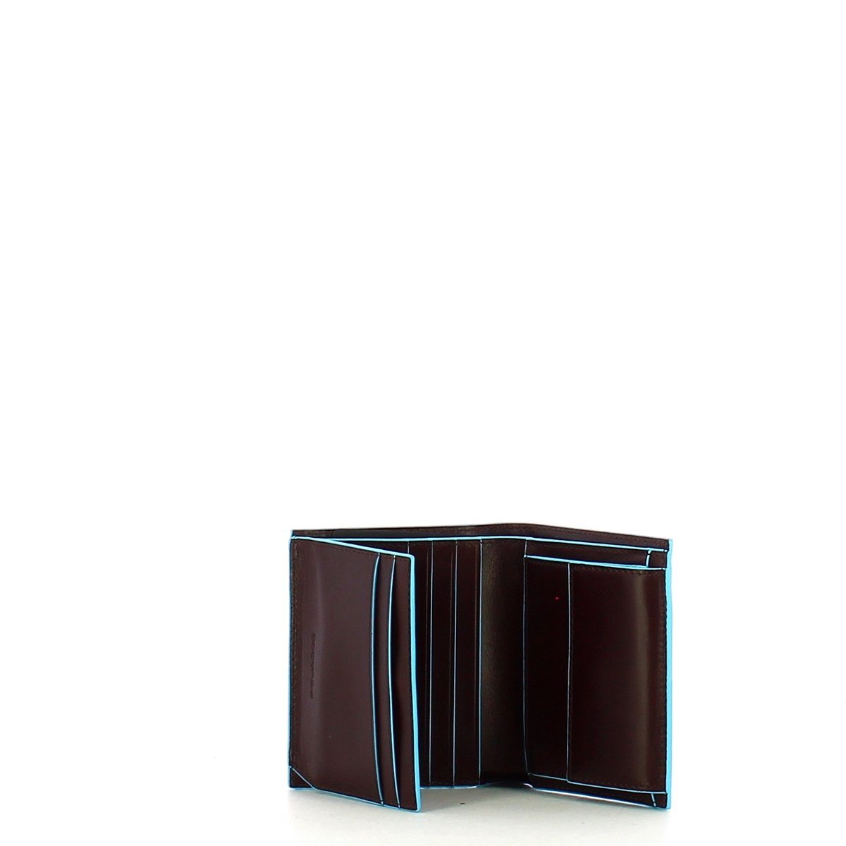 Piquadro Portafoglio Verticale con portamonete RFID Blue Square - 4 Piquadro Portafoglio Verticale con portamonete RFID Blue Square - 4