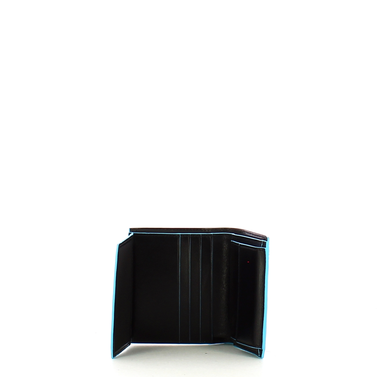 Piquadro Portafoglio Verticale con portamonete RFID Blue Square - 4 Piquadro Portafoglio Verticale con portamonete RFID Blue Square - 4