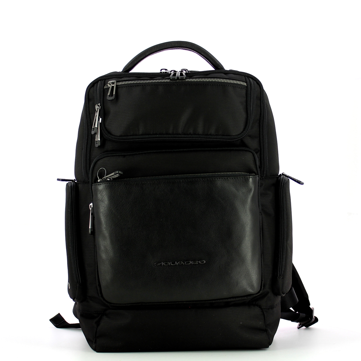 Piquadro Zaino Fast-Check Porta PC in tessuto riciclato Macbeth 15.6 - 1