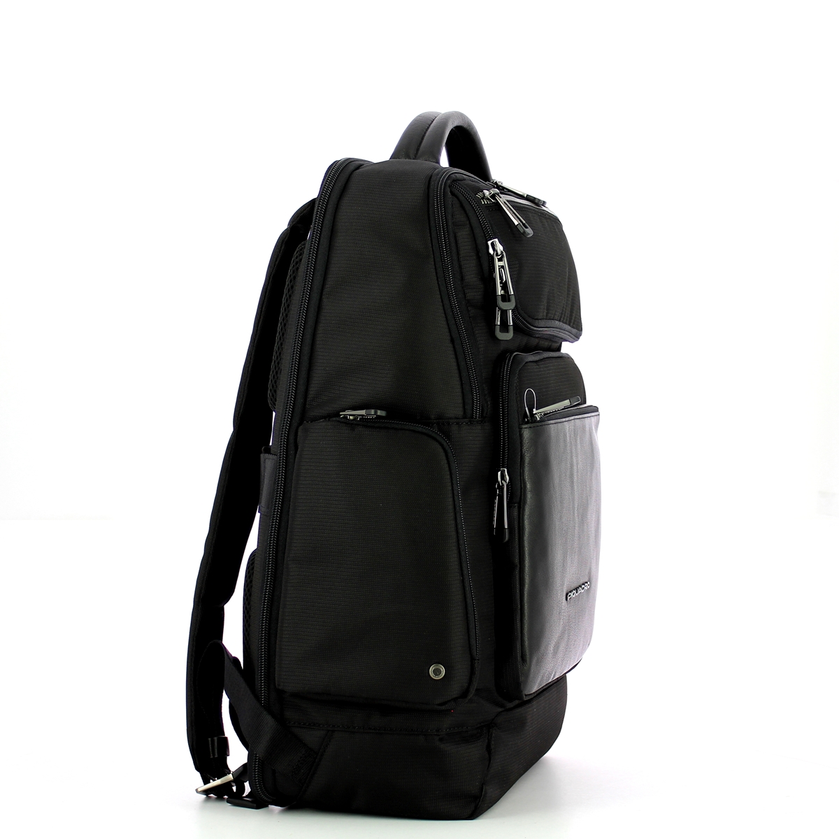 Piquadro Zaino Fast-Check Porta PC in tessuto riciclato Macbeth 15.6 - 2