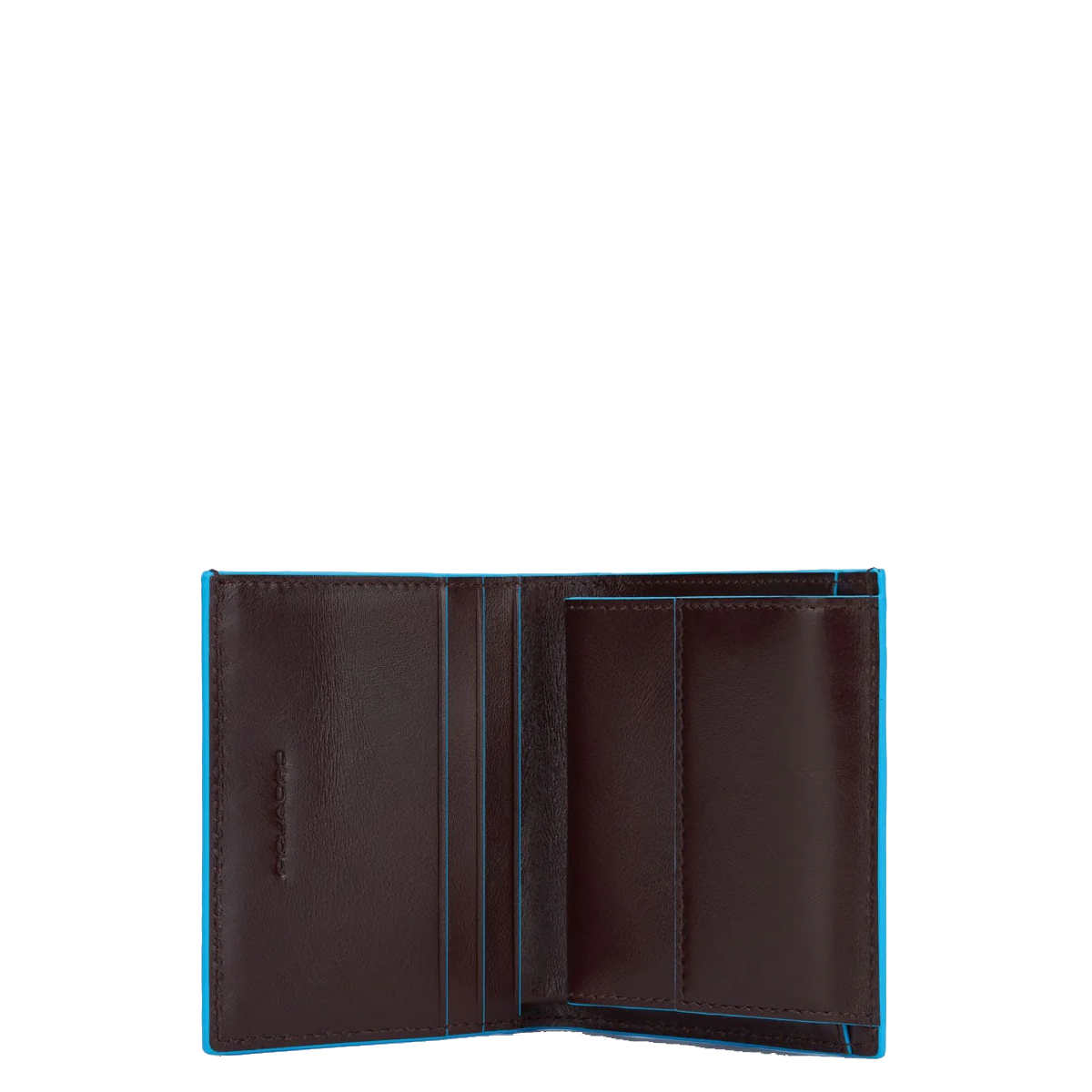 Piquadro Portafoglio Verticale RFID Blu Square - 3