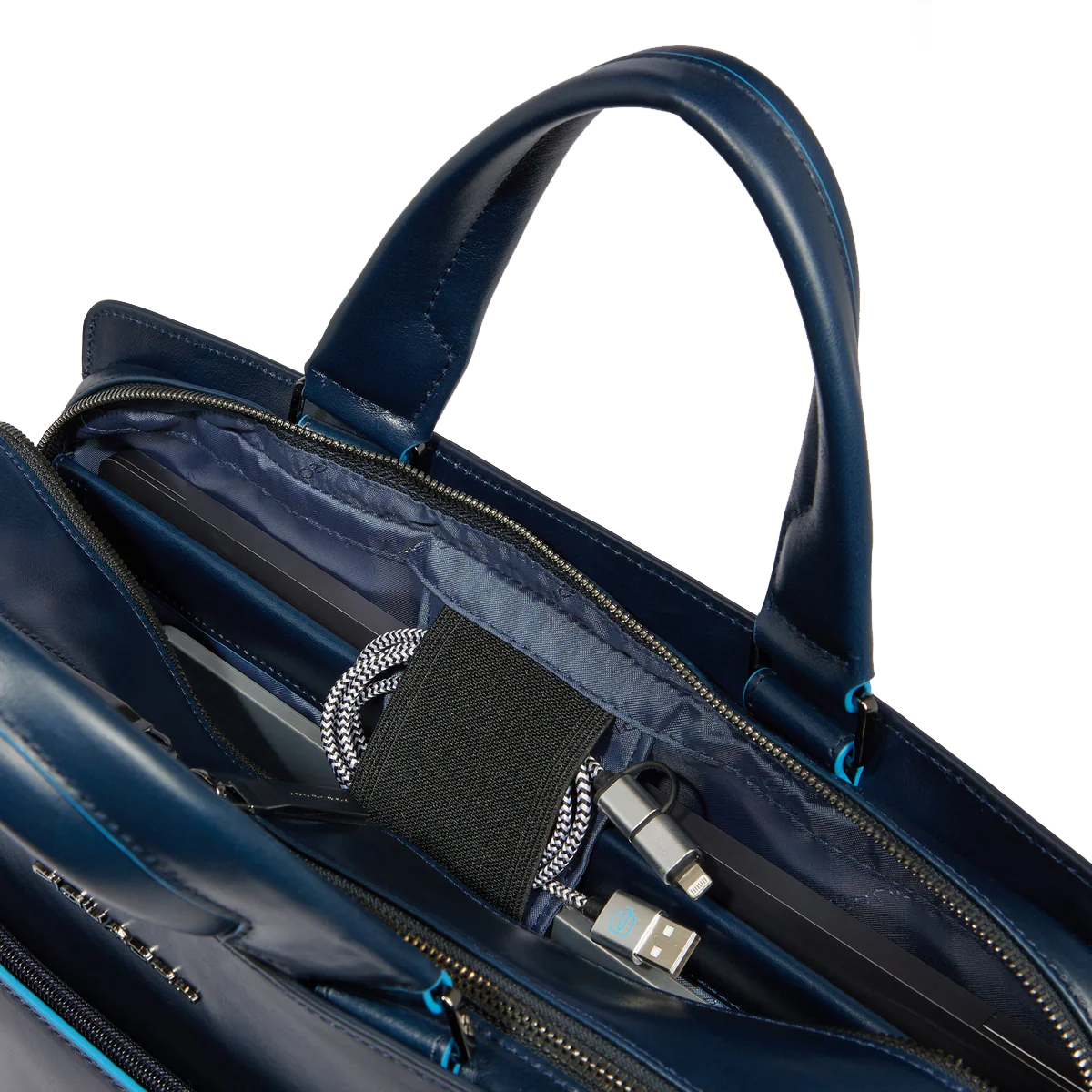 Piquadro Cartella Porta PC Blue Square 15.6" Nero - 4 Piquadro Cartella Porta PC Blue Square 15.6" Nero - 4