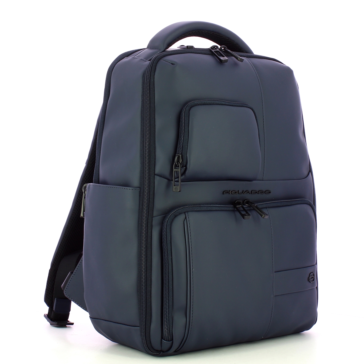 Piquadro Zaino Gommato Porta PC 14" Blu - 2 Piquadro Zaino Gommato Porta PC 14" Blu - 2