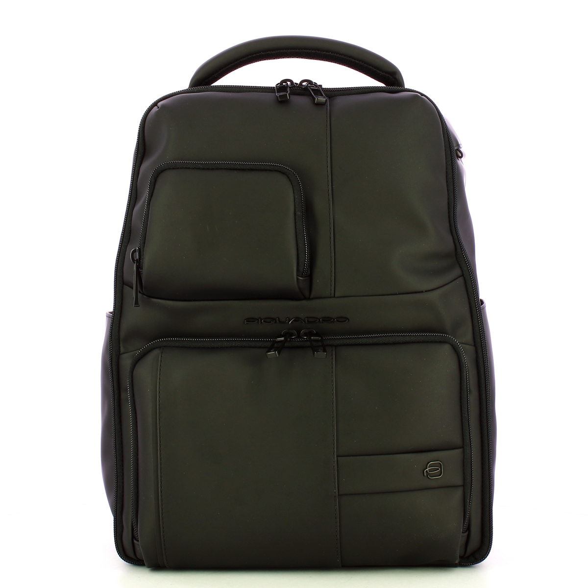Piquadro Zaino Gommato Porta PC 14" Nero - 1 Piquadro Zaino Gommato Porta PC 14" Nero - 1