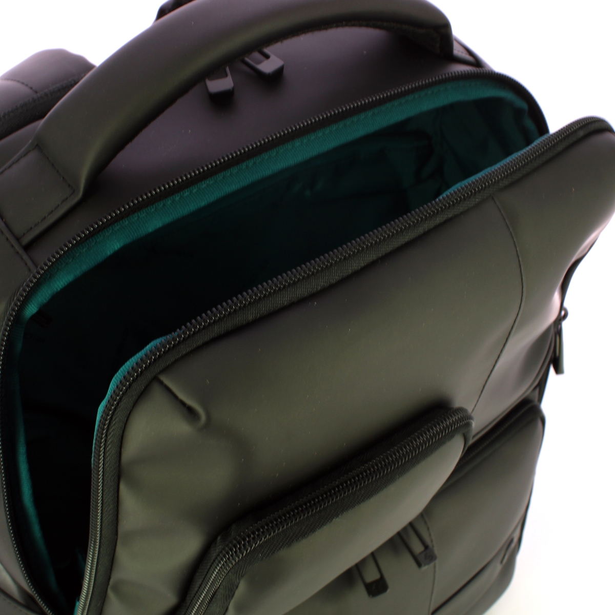 Piquadro Zaino Gommato Porta PC 14" Nero - 4 Piquadro Zaino Gommato Porta PC 14" Nero - 4