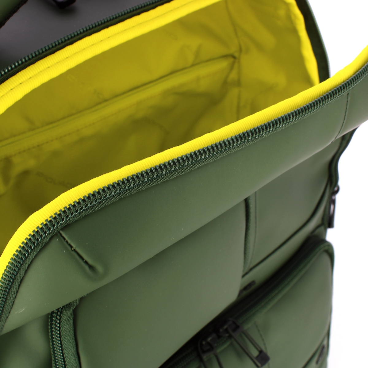 Piquadro Zaino Gommato Porta PC 14" Verde - 4 Piquadro Zaino Gommato Porta PC 14" Verde - 4