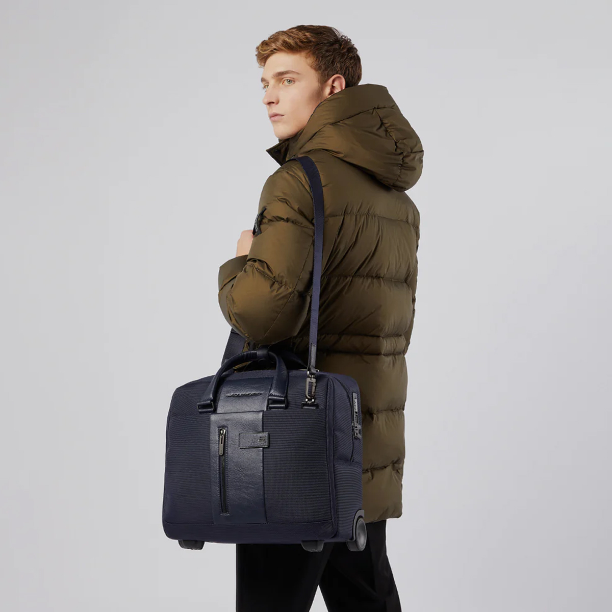 Piquadro Cartellla Trolley Porta PC Brief 15.6 Blu - 4 Piquadro Cartellla Trolley Porta PC Brief 15.6 Blu - 4