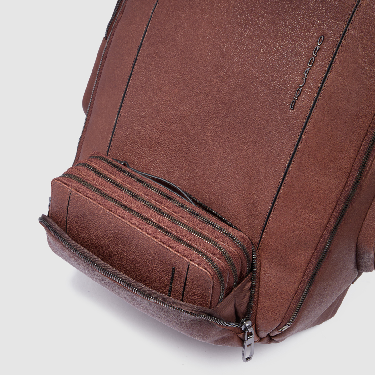 Piquadro Zaino Cronus Porta PC 15.6" Marrone - 7 Piquadro Zaino Cronus Porta PC 15.6" Marrone - 7
