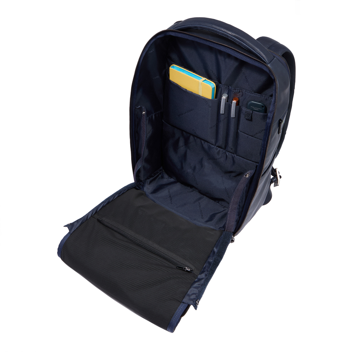 Piquadro Zaino Cronus Porta PC 14" Blu - 4