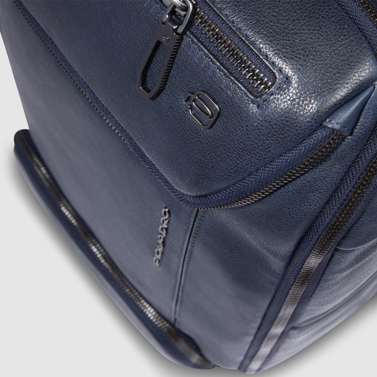 Piquadro Zaino Cronus Porta PC 14" Blu - 6