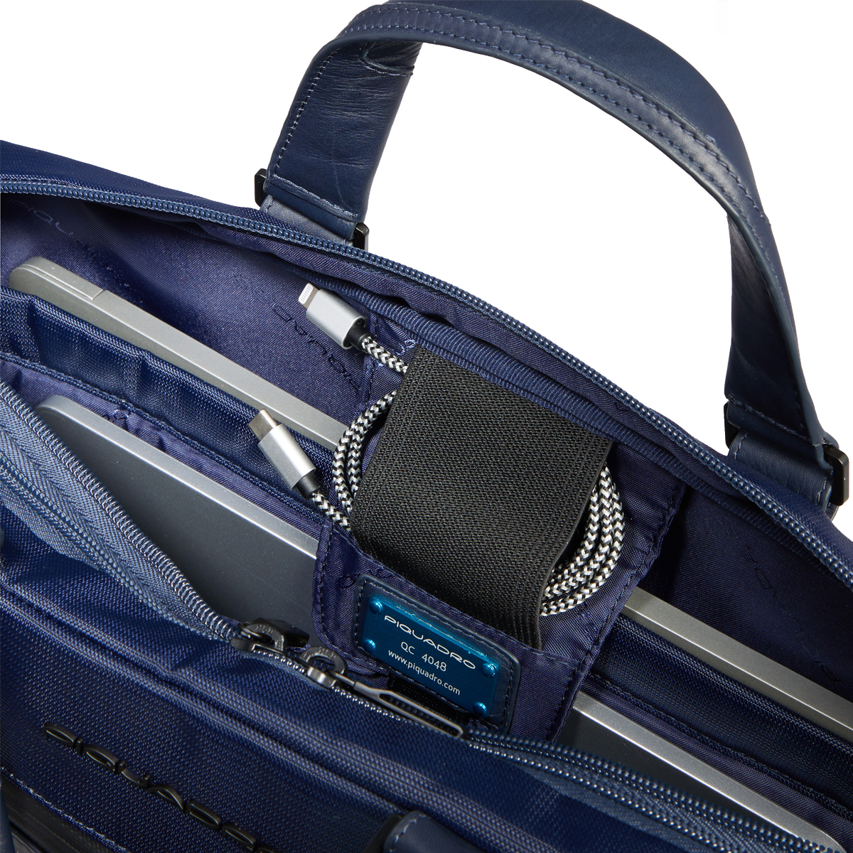 Piquadro Cartella Orion Porta PC 15.6" Blu - 6 Piquadro Cartella Orion Porta PC 15.6" Blu - 6