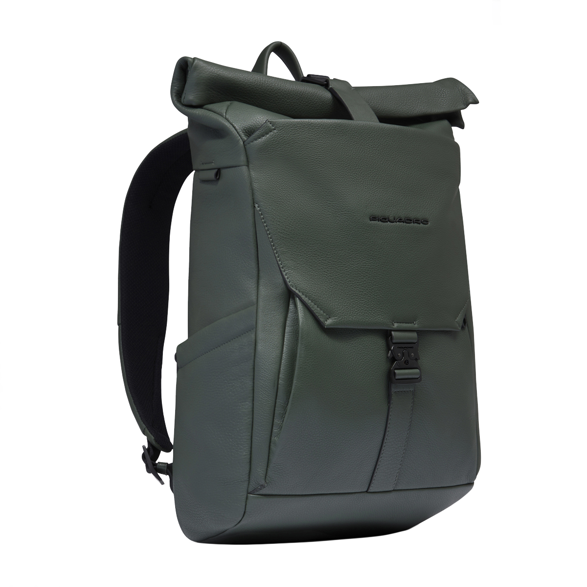 Piquadro Zaino Than Roll-Top Porta PC 15.6" Verde - 2